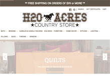 Tablet Screenshot of h2oacres.com